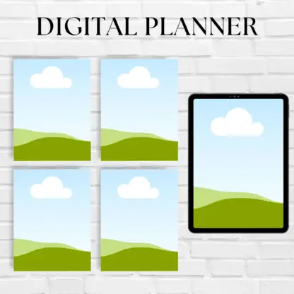 Digital Planner Mock-Up Templates 2