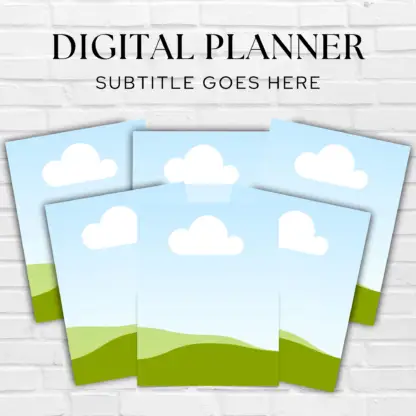 Digital Planner Mock-Up Templates 3