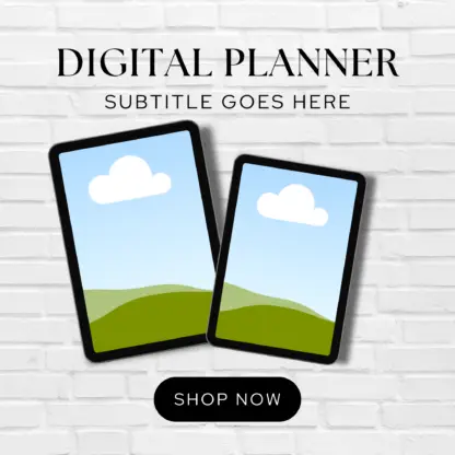 Digital Planner Mock-Up Templates 4