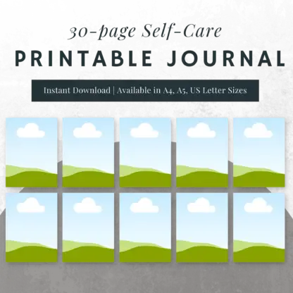 Canva Templates for Digital Product Listings Printable Journals