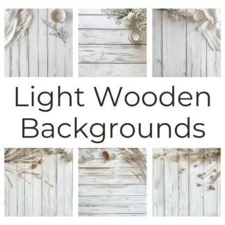 Light Rustic Wooden Flat Lay Backgrounds 1