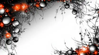 Aesthetic Silver and White Christmas Background Images with Lights Backgrounds 18