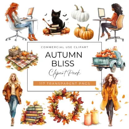 Autumn Bliss Clipart Bundle 1