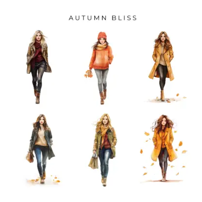 Autumn Bliss Clipart Bundle 2