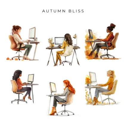 Autumn Bliss Clipart Bundle 4