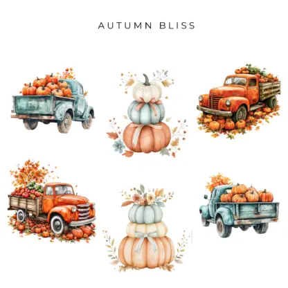 Autumn Bliss Clipart Bundle 5