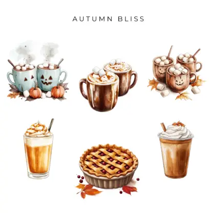 Autumn Bliss Clipart Bundle 6