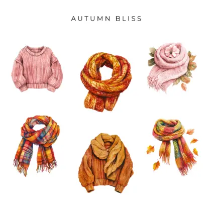 Autumn Bliss Clipart Bundle 7