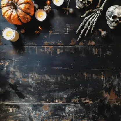 Rustic Halloween Flat lay Backgrounds 10