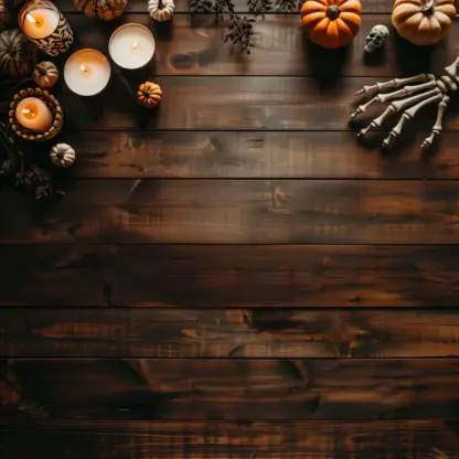 Rustic Halloween Flat lay Backgrounds 15