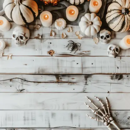 Rustic Halloween Flat lay Backgrounds 23