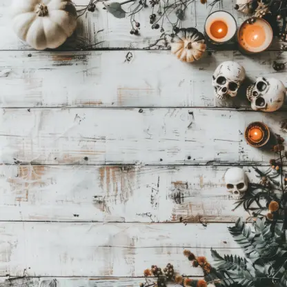 Rustic Halloween Flat lay Backgrounds 25