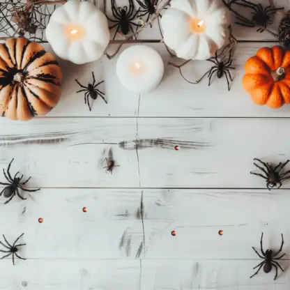 Rustic Halloween Flat lay Backgrounds 27