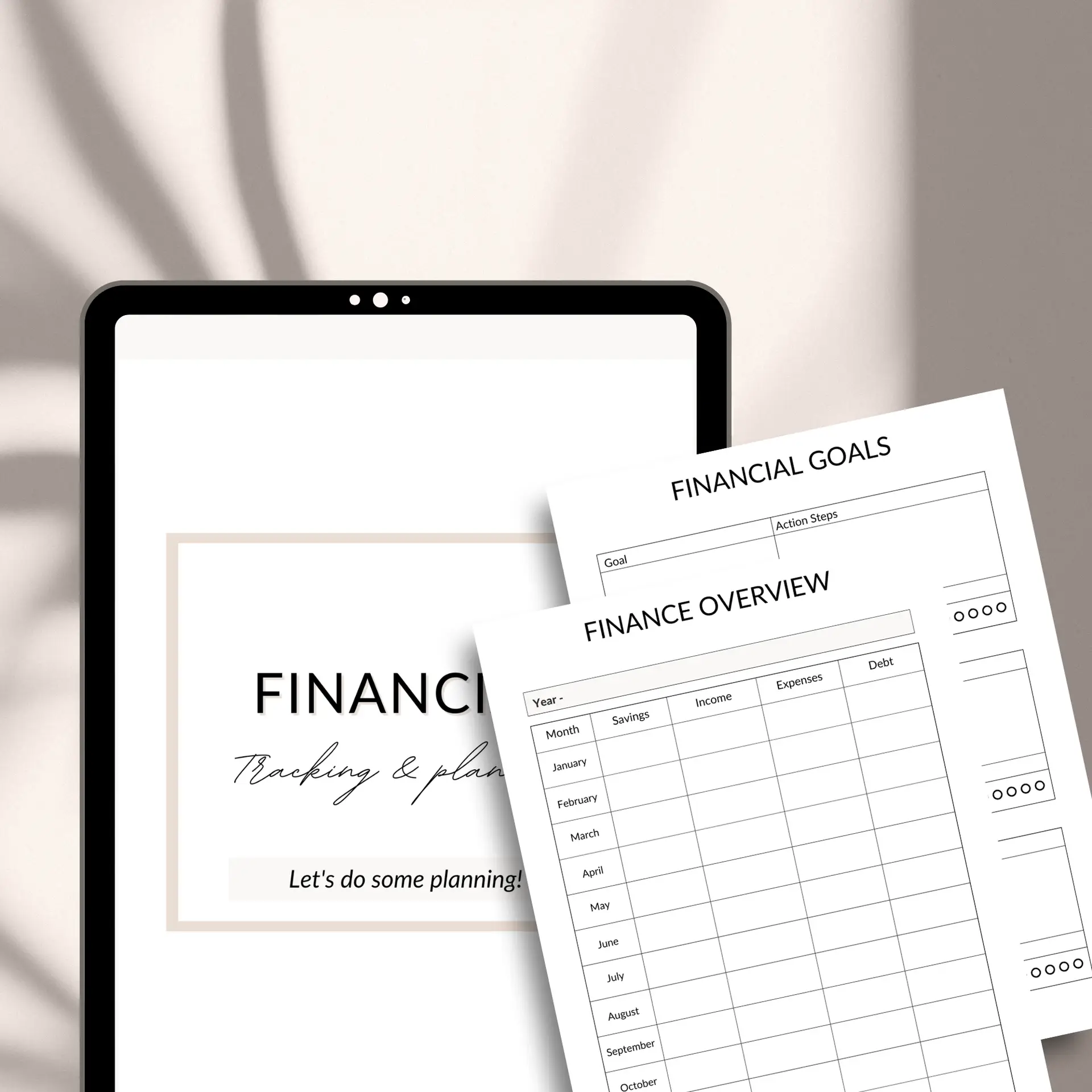 Financial Tracking & Planning for Success Planner