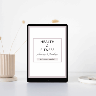 Health and Fitness Planner and Tracker