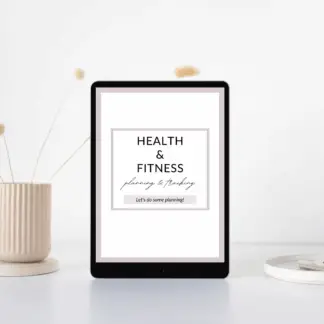 Health and Fitness Planner and Tracker