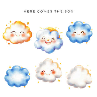 Here Comes The Son Clipart (3)