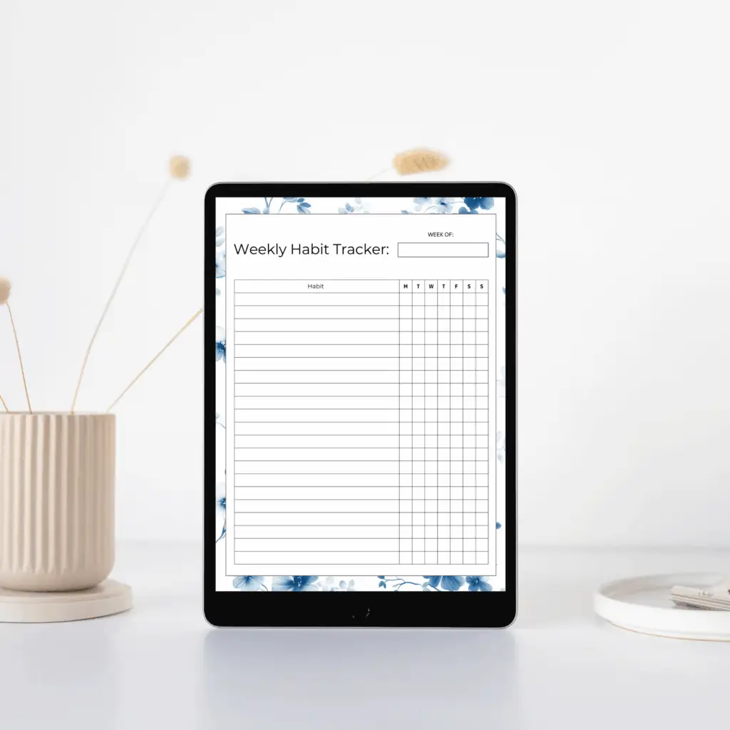 Weekly Habit Tracker