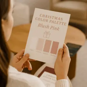 Christmas Colour Palette Blush Pink
