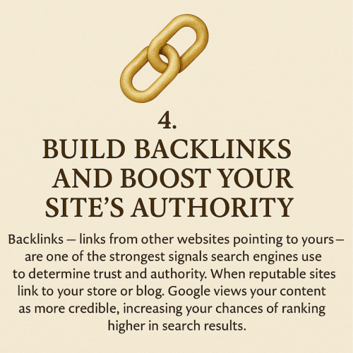 Build Backlinks and Boost Site Authority