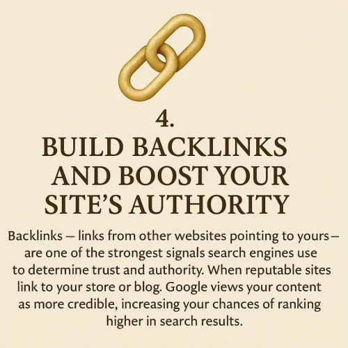 Build Backlinks and Boost Site Authority