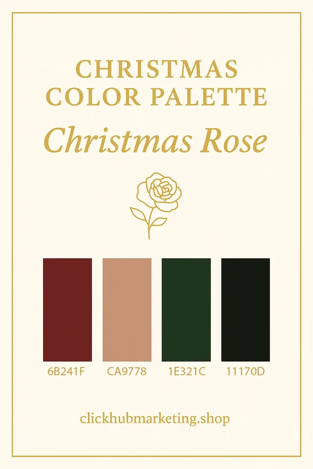 Christmas Rose Christmas Colour Palette