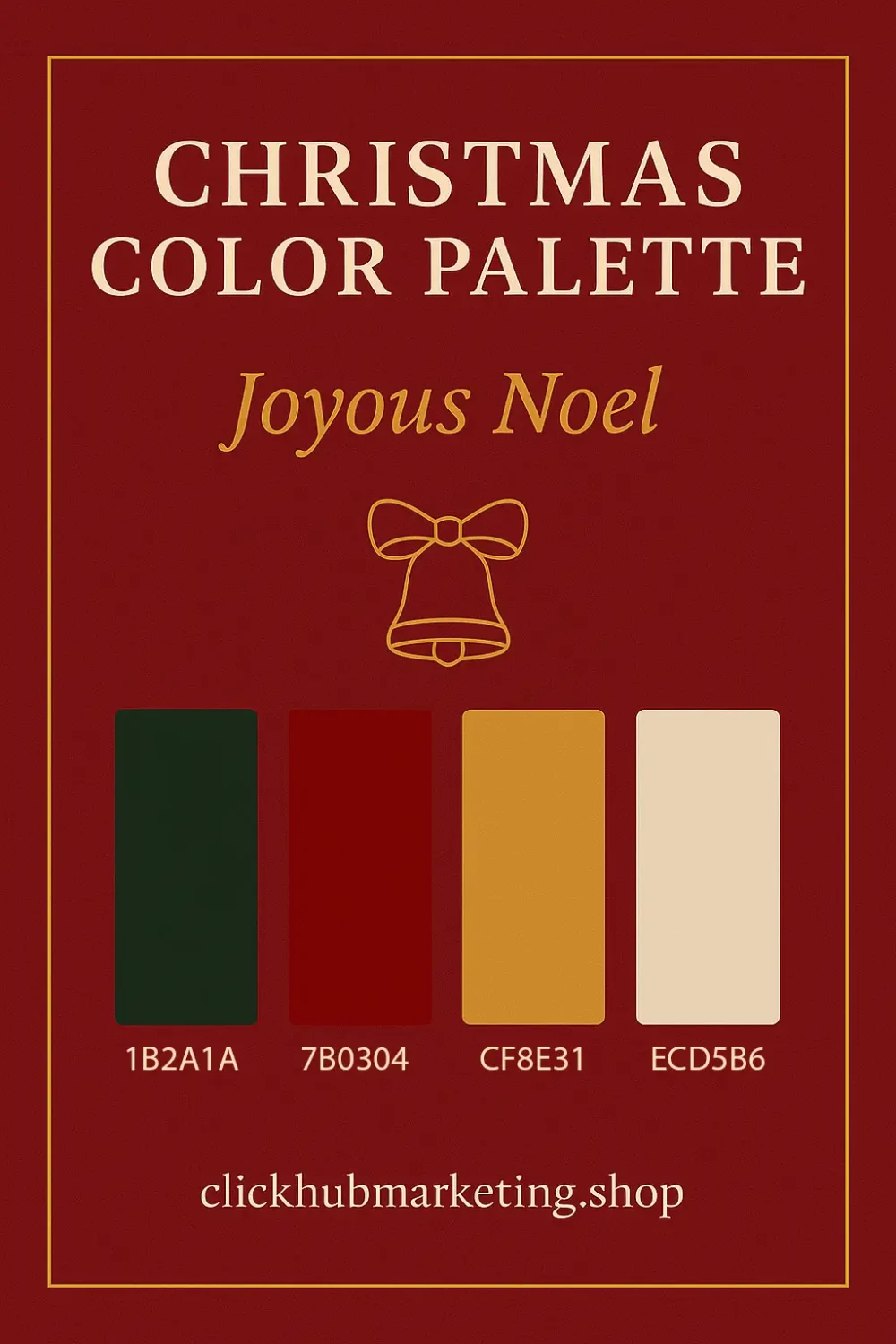 Joyous Noel Christmas Colour Palette